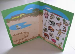 Magnetic toy book